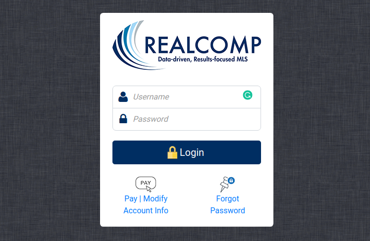 realcomp login