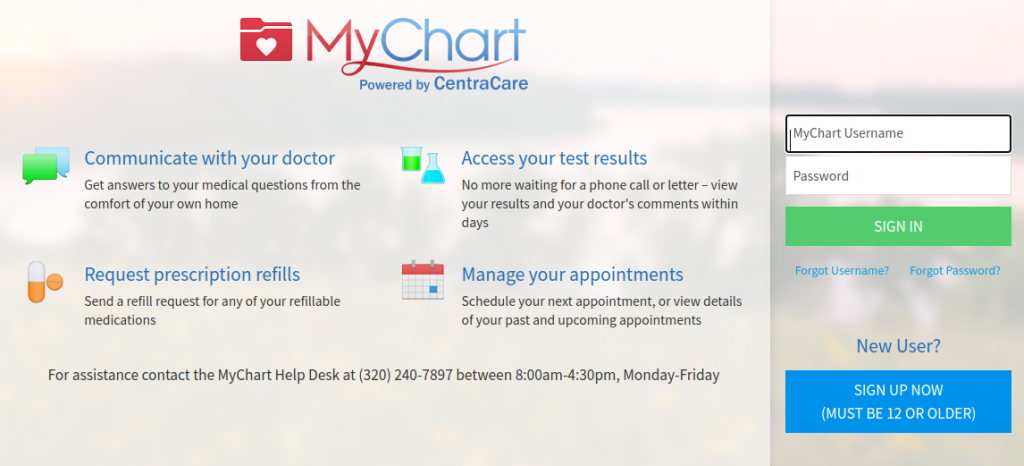 centracare mychart