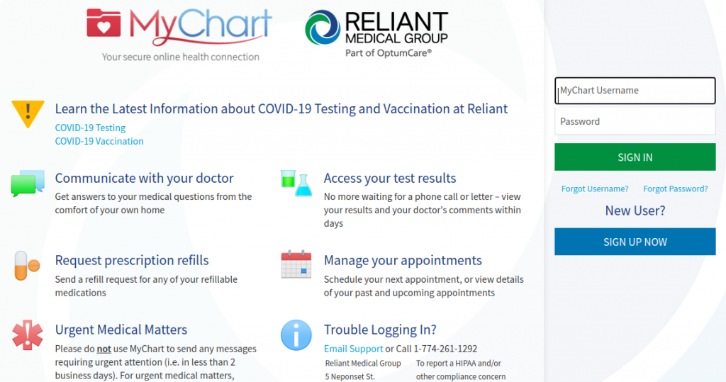 Reliant MyChart