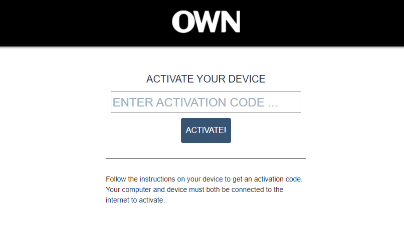OWN GO Activate