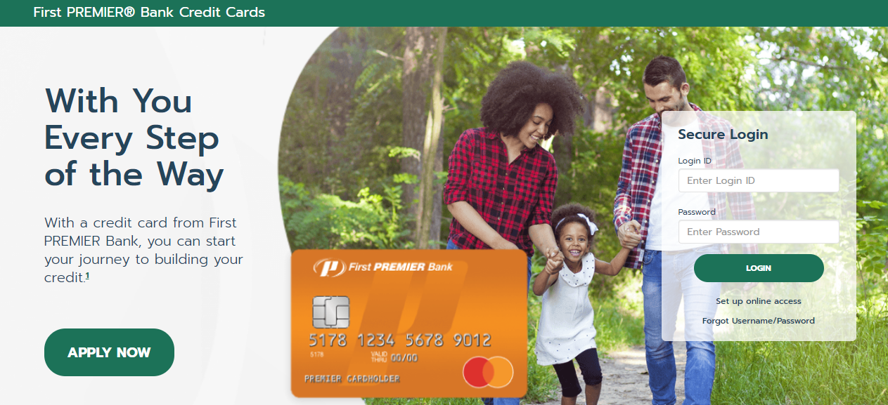 PREMIER Bankcard Login